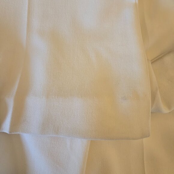 BEBE IVORY NWT PANTS SIZE 10 HAND SEWN SEQUIN  FORM TUXEDO STRIPE MADE USA - Picture 13 of 14